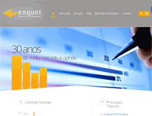 Tablet Screenshot of enquet.com.br